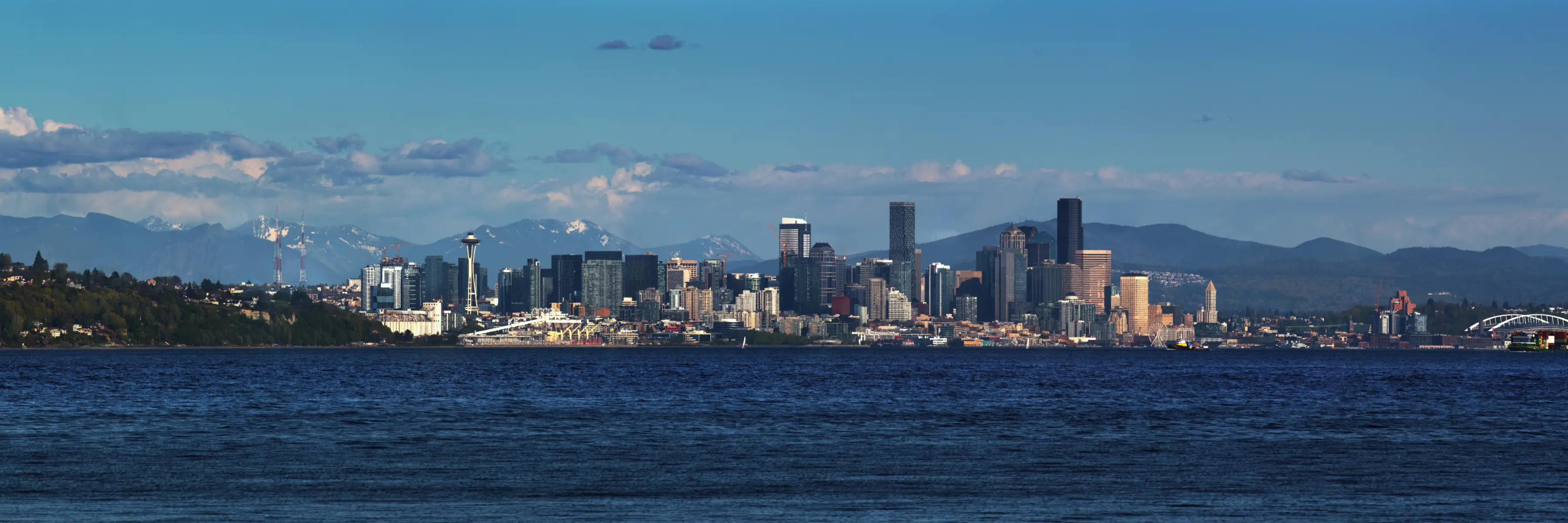 A panorama of the Seattle skyline